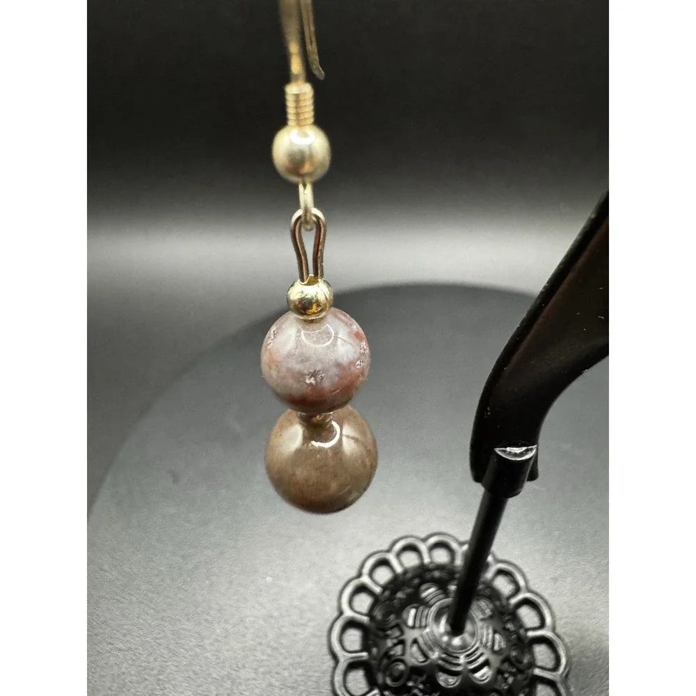 Canada Fancy Jasper‎ Dangle Earrings